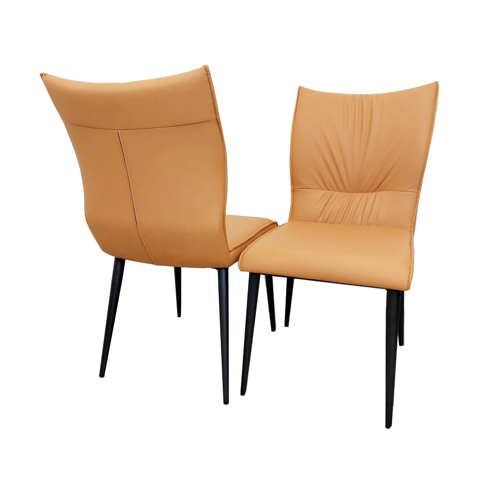 Flora Leather Dining Chair Furnish 365 Limited