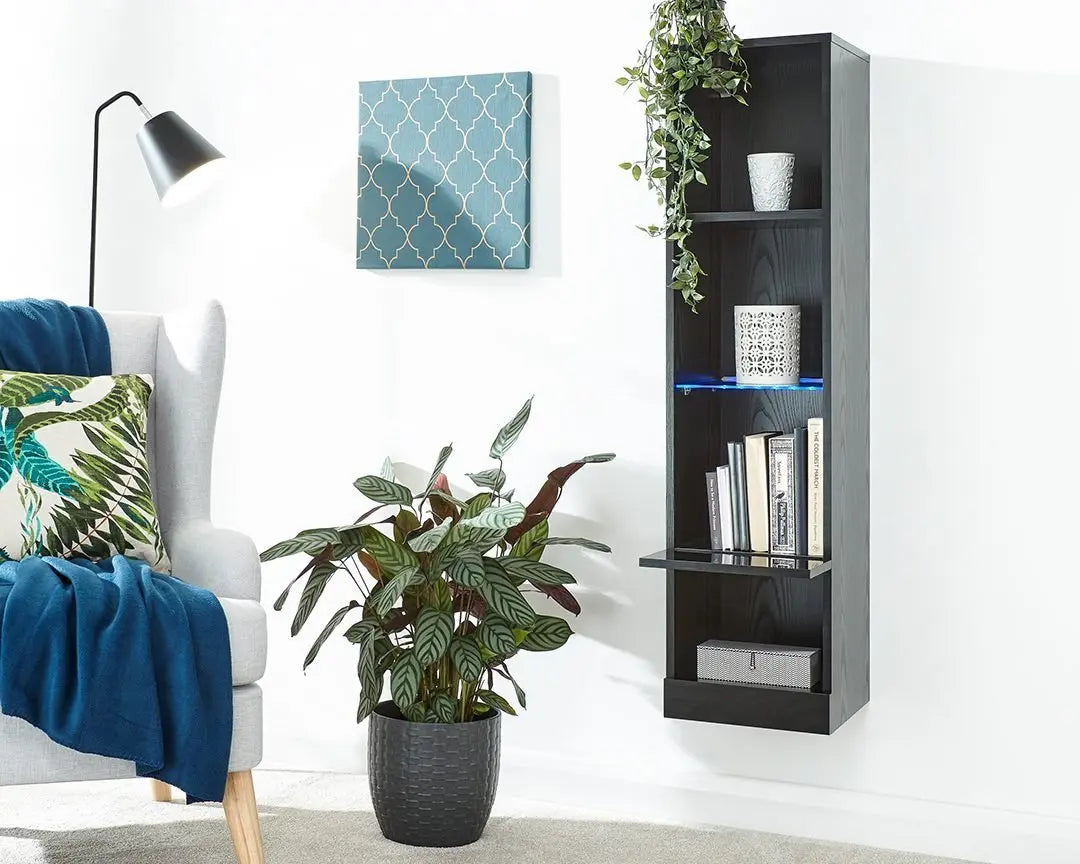 Galicia Wall Mounted Tall Shelving Unit - Grab Some Furniture