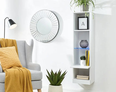 Galicia Wall Mounted Tall Shelving Unit - Grab Some Furniture