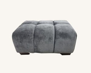 Aluxo Harlem Sofa Range in Steel Velvet