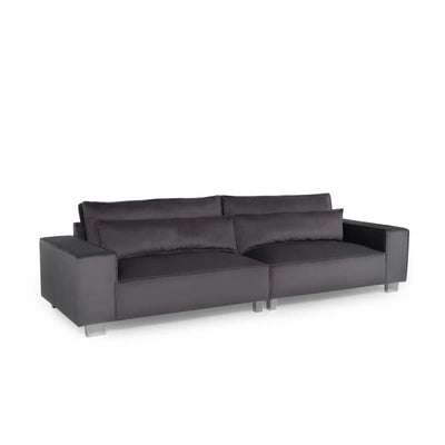 Harleston Fabric Sofa 4S in Steel - Grab Some Furniture