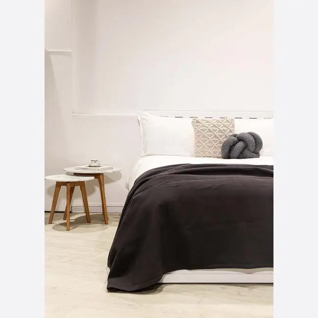 HARLOW ROUND NEST OF TABLES OAK-WHITE MARBLE TOP RANGE - Grab Some Furniture