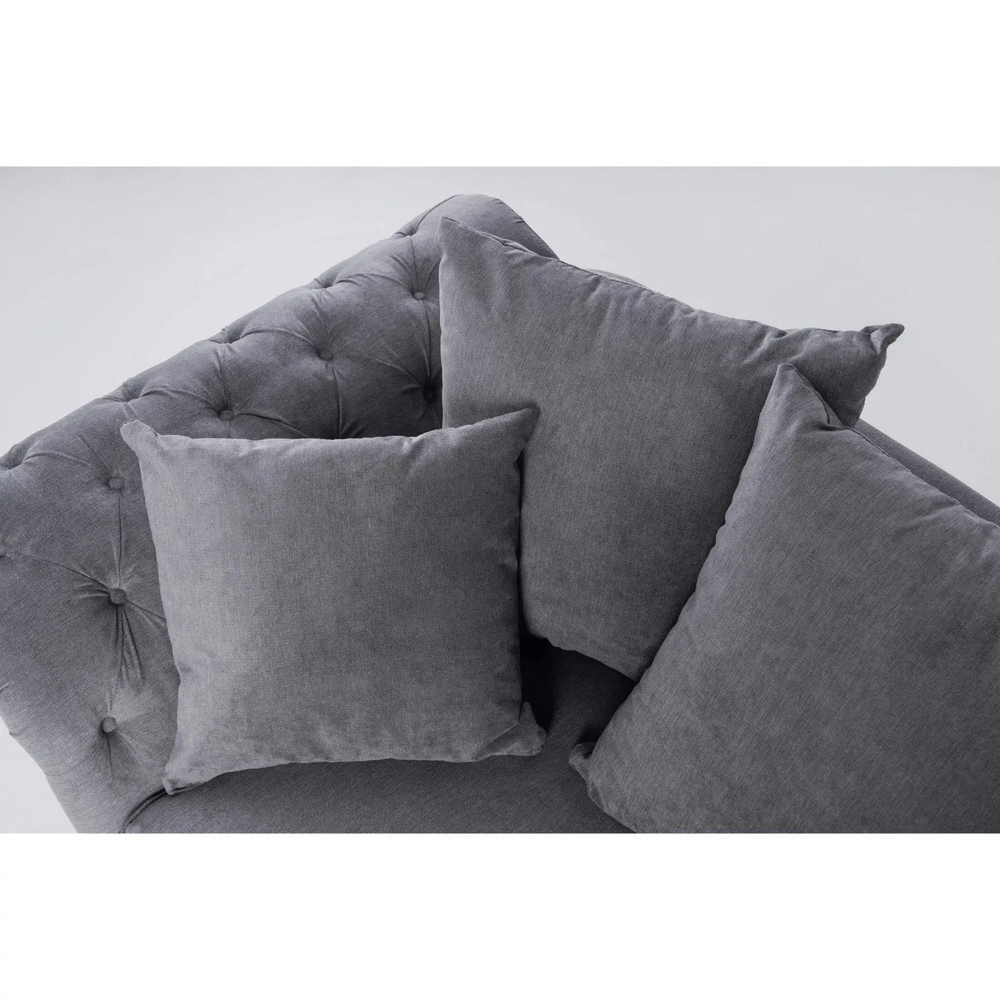 Huntley Fabric Sofa 4S in Grey - Grab Some Furniture