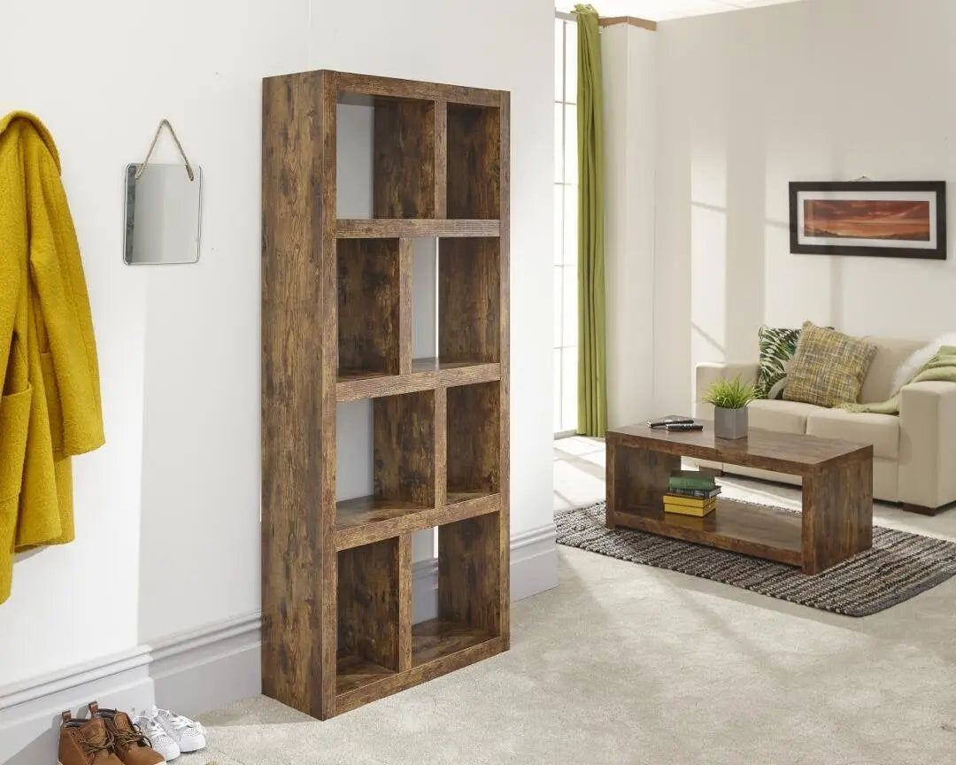 Jakarta Tall Open Shelving Unit - Grab Some Furniture