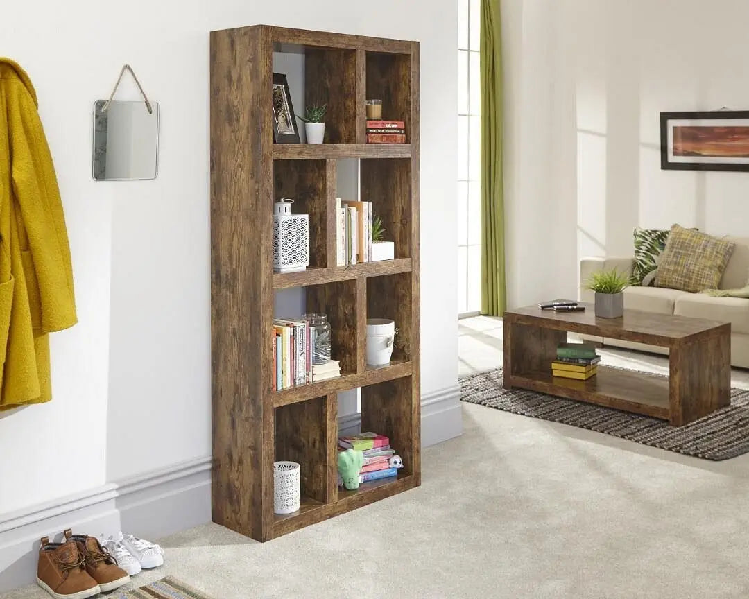 Jakarta Tall Open Shelving Unit - Grab Some Furniture