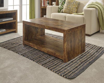 Jakarta Coffee Table with Shelf - Grab Some Furniture