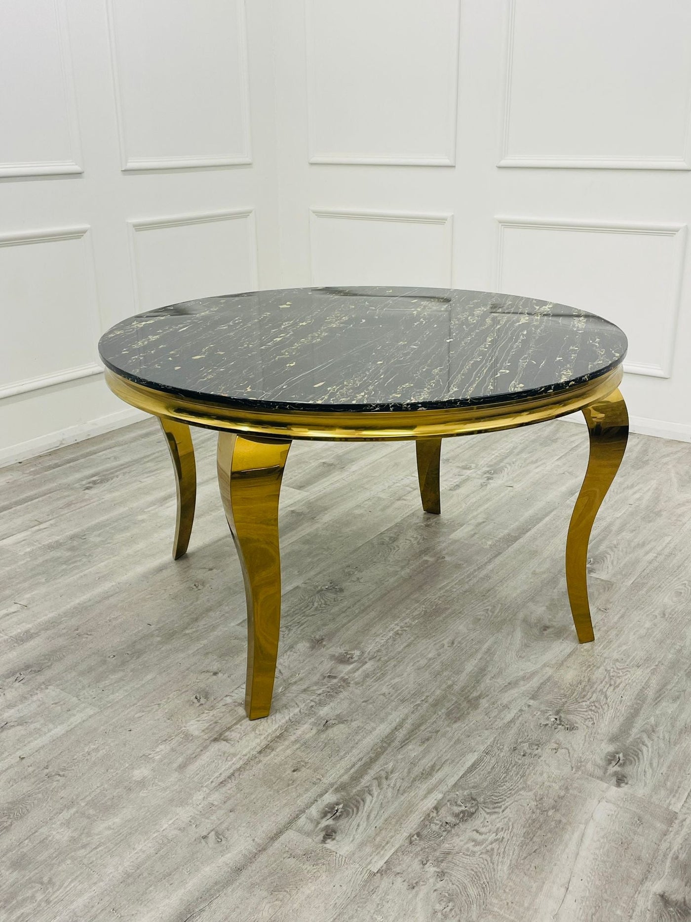 Louis Gold Dining Table Furnish 365 Limited