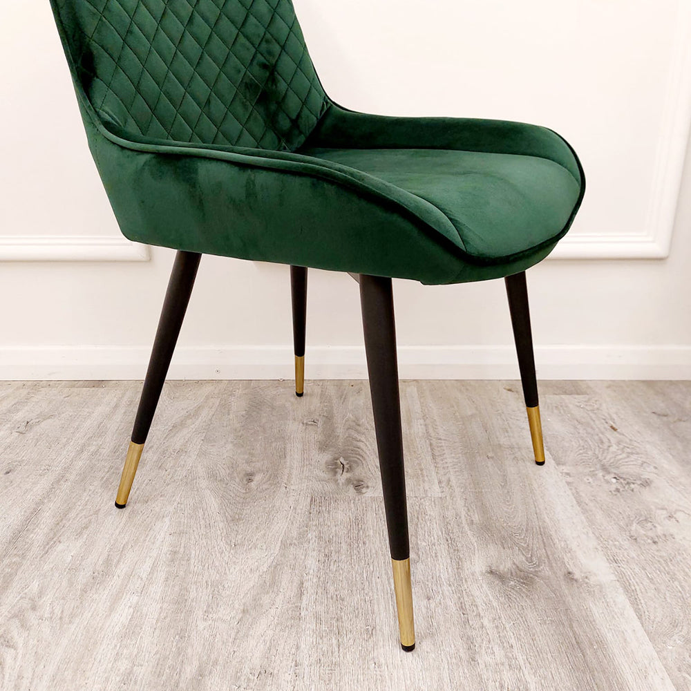 Luna Velvet Dining Chair - ALL COLOURS Furnish 365 Limited