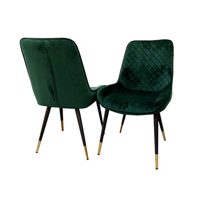 Luna Velvet Dining Chair - ALL COLOURS Furnish 365 Limited