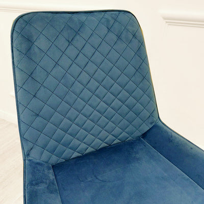 Luna Velvet Dining Chair - ALL COLOURS Furnish 365 Limited