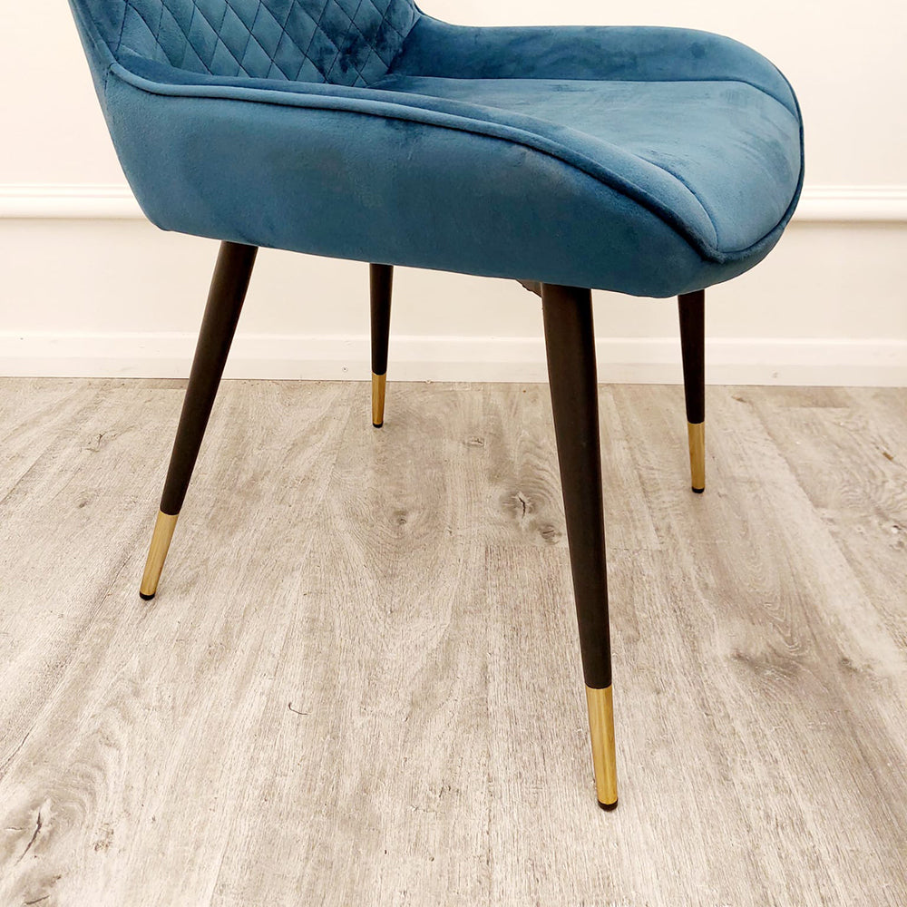 Luna Velvet Dining Chair - ALL COLOURS Furnish 365 Limited