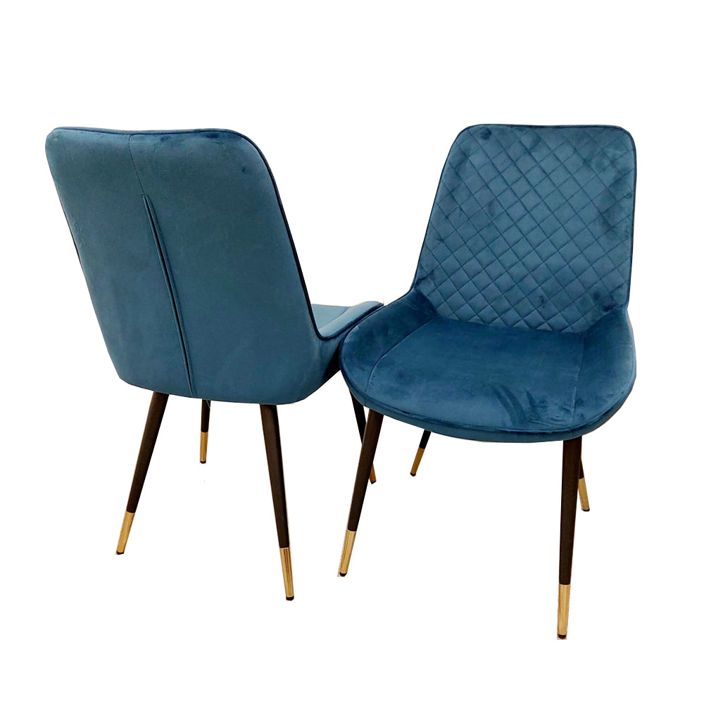 Luna Velvet Dining Chair - ALL COLOURS Furnish 365 Limited