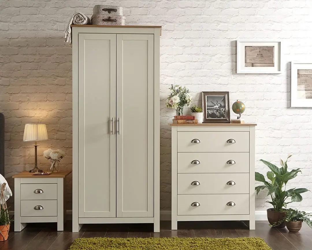 Lancaster 3 Piece Bedroom Set Cream - Grab Some Furniture