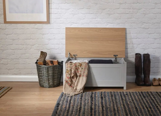 Lancaster Ottoman Storage Bench My Store