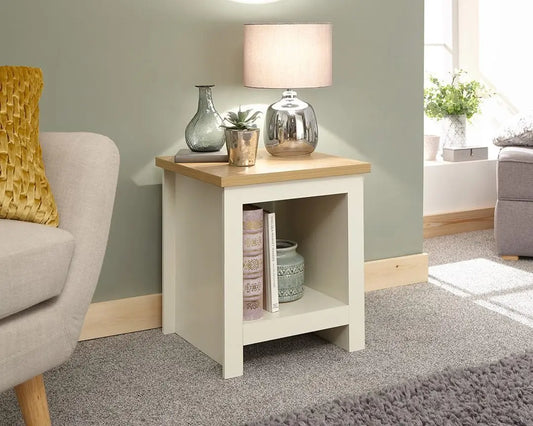 Lancaster Side Table With Shelf My Store