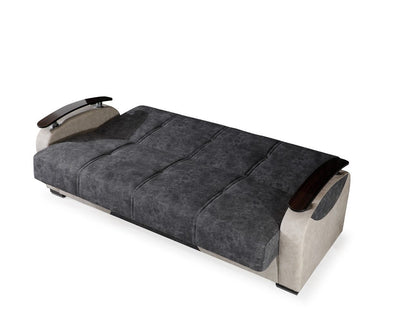 Leon Sofa Bed Furniture Sonic Silver