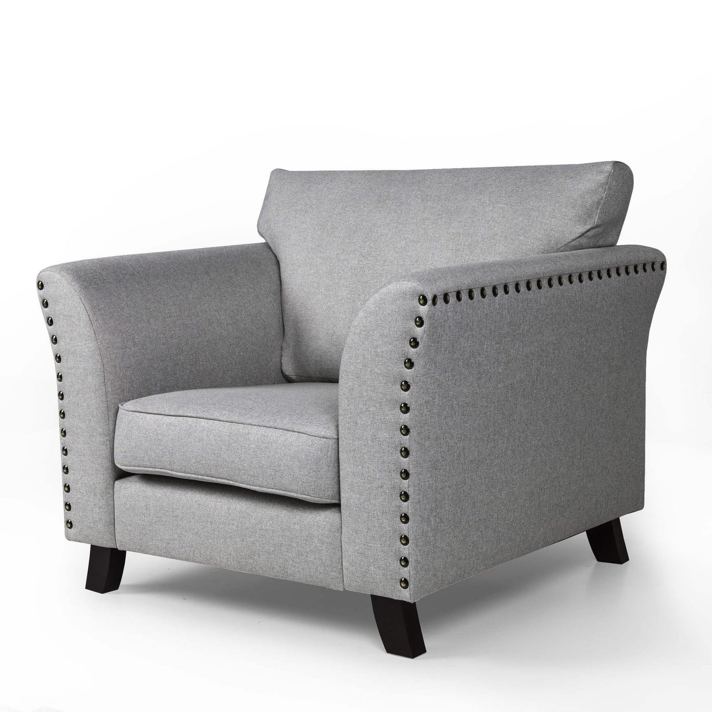 Linton Fabric Sofa 1S in Grey