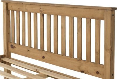 Monaco 4'6" Bed High Foot End Wooden