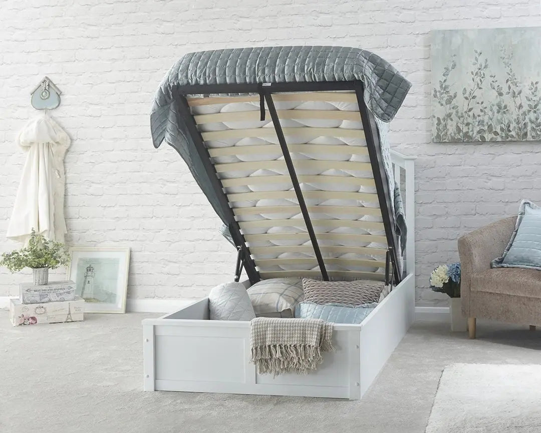 Madrid Solid Wood Storage Bedstead My Store