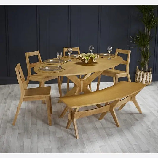 MALMO BENCH WHITE OAK My Store