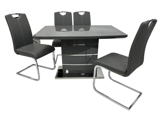 Milan Small Dining Table + 4 Milan Chairs My Store