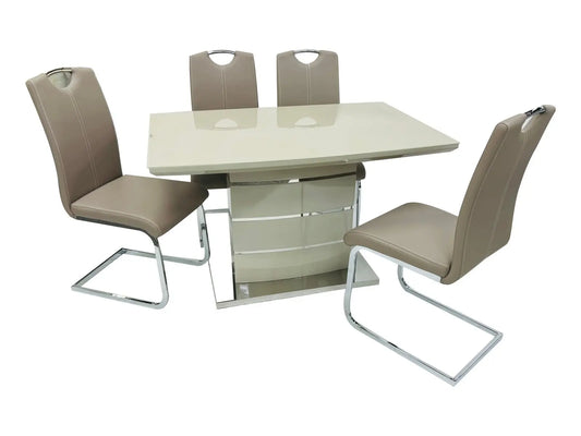 Milan Small Dining Table + 4 Milan Chairs My Store