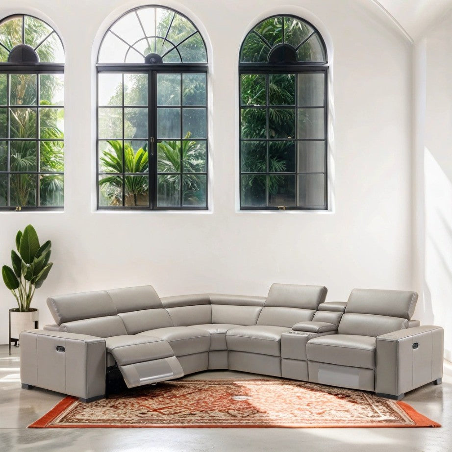 EliteLux Leather Sectional Sofa