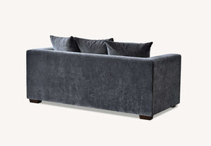 Aluxo Gramercy Sofa in Steel Velvet