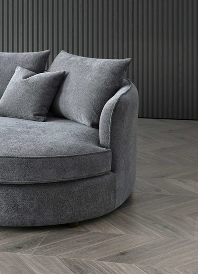 Aluxo Rubin Corner Charcoal - Grab Some Furniture