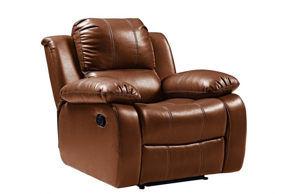 Valencia 2-Seater Recliner Sofa (Tan) Grab Some Furniture