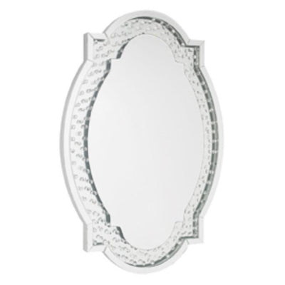 Valentina Oval Mirror Silver Grab Some Furniture