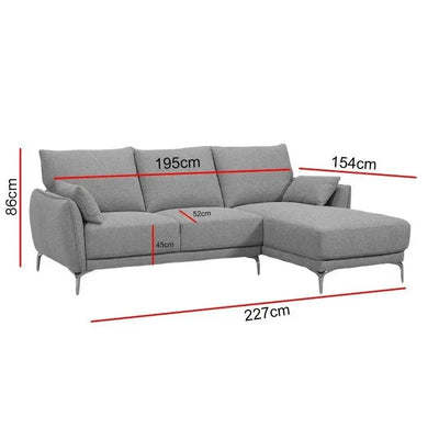 CozyNest L-Shaped Sofa Set - Grab Some Furniture