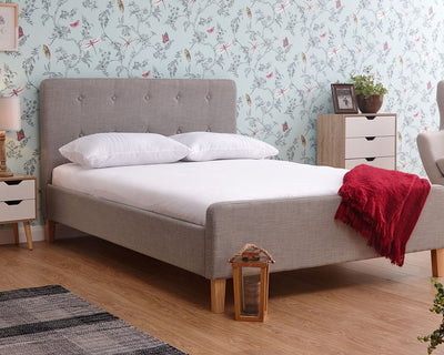 Ashbourne Fabric Bedstead - Grab Some Furniture