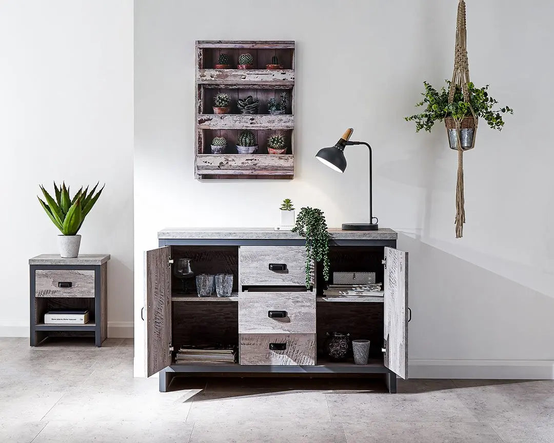 Boston 2 Door 3 Drawer Sideboard - Grab Some Furniture