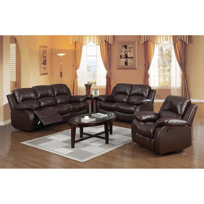 Carlino Recliner Full Bonded Leather 3 Seater - Grab Some Furniture