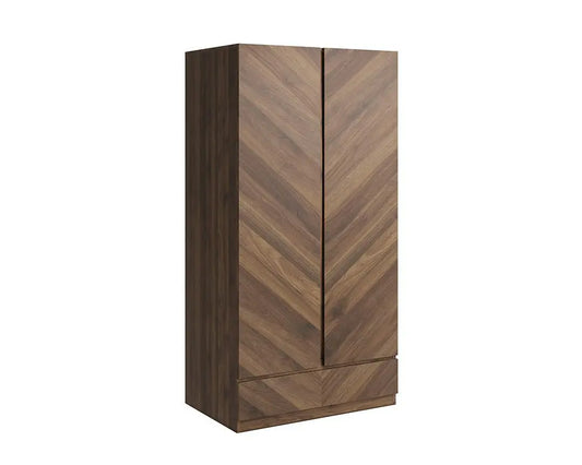 Catania 2 Door 1 Drawer Wardrobe - Grab Some Furniture