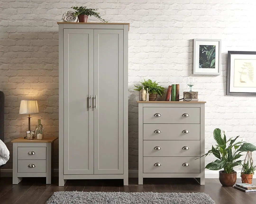 Lancaster 3 Piece Bedroom Set Cream - Grab Some Furniture