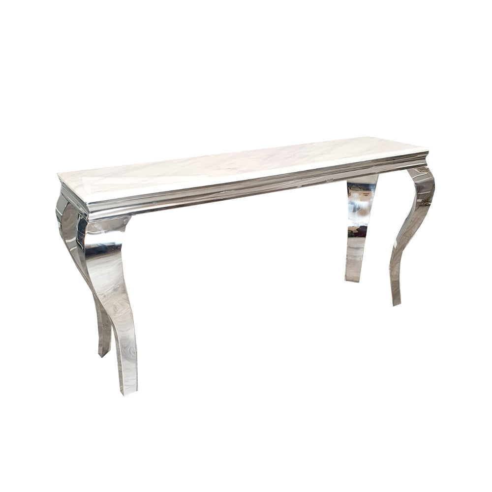 Louis Chrome Console Table Furnish 365 Limited