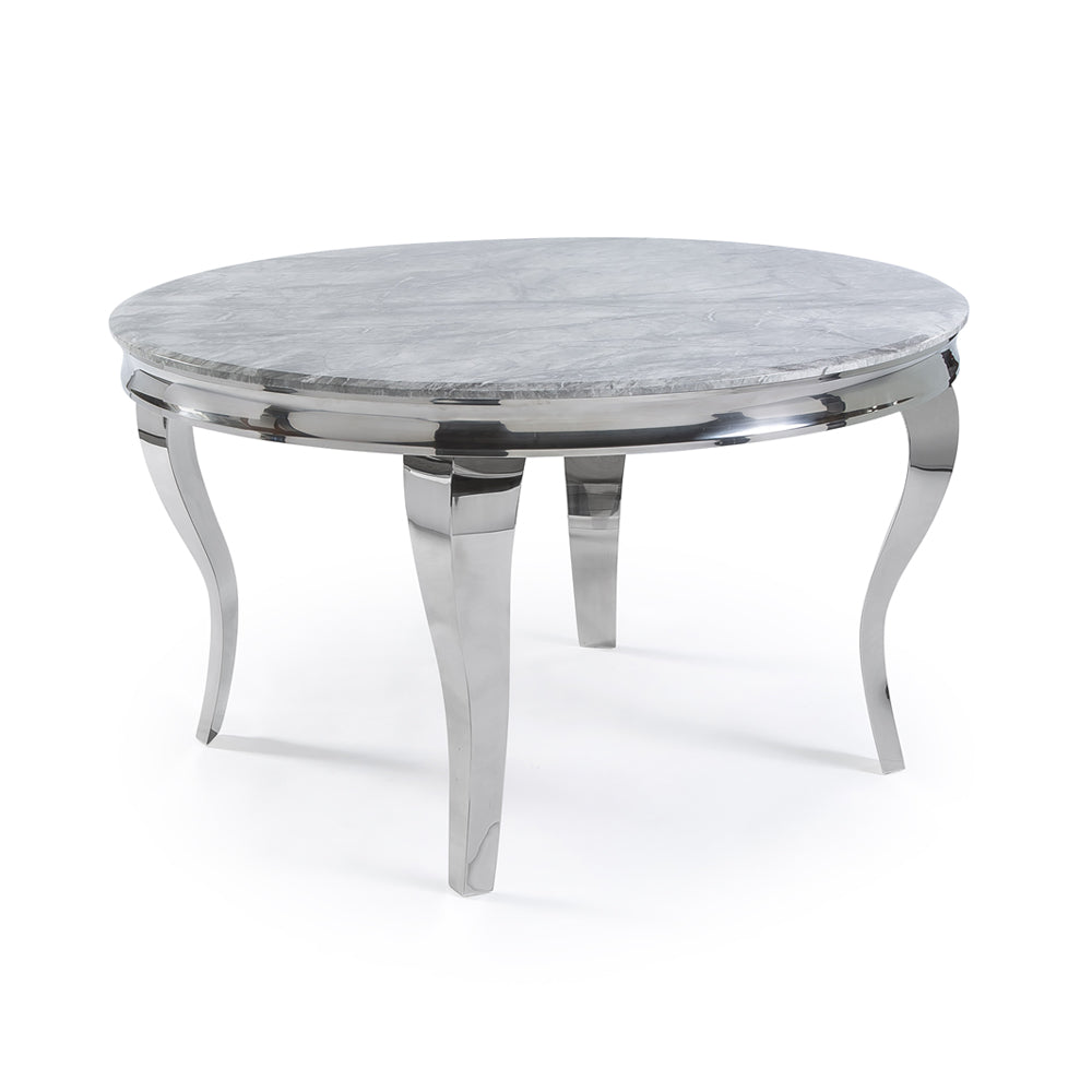 Louis Chrome Dining Table Furnish 365 Limited