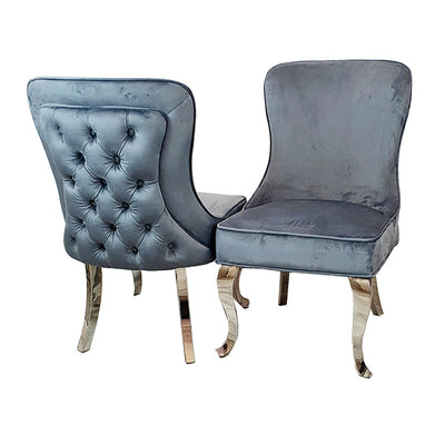 Sandhurst Dining Chair ALL COLOURS with buttoned back Furnish 365 Limited