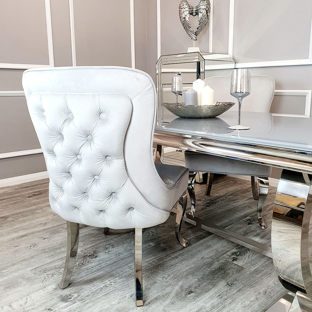 Sandhurst Dining Chair ALL COLOURS with buttoned back Furnish 365 Limited